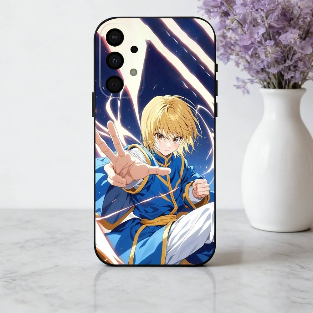 H-Hunter X H-Hunter K-Kurapika Phone Case For Samsung Galaxy A73,A72,A71,A70,A53,A52,A51,Soft Silicone Black Cover