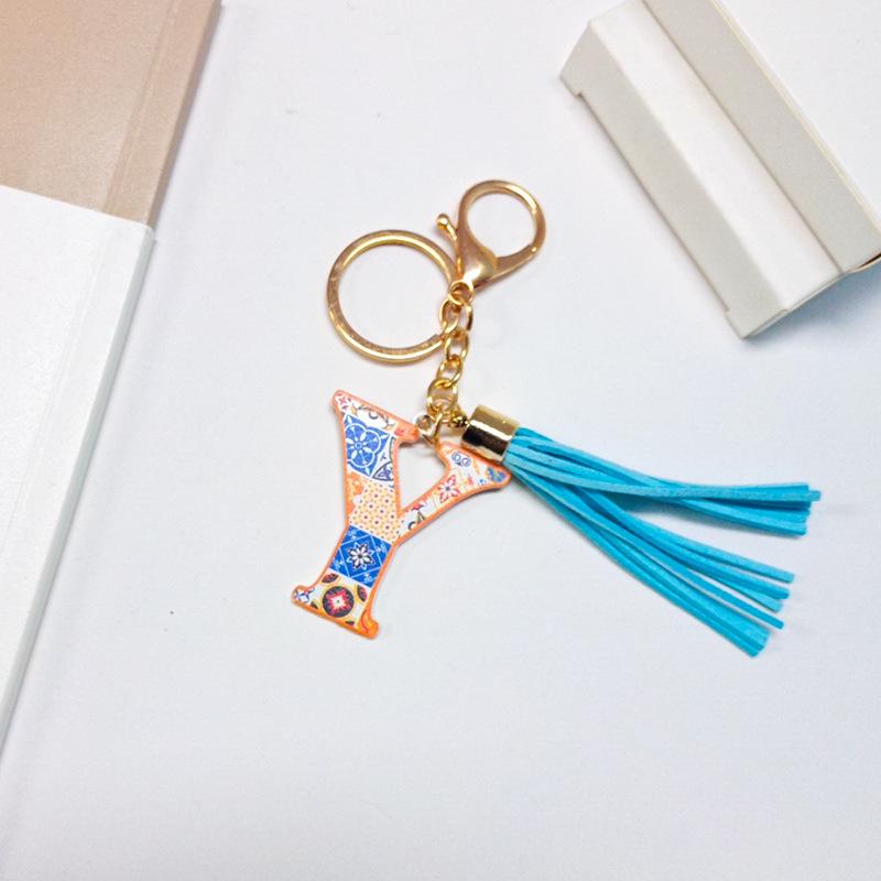 Colorful English Alphabet Keychain & Graduation Gift Accessory