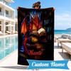 Custom Name Dragon Tales books Beach Towel Microfiber Beach Towel, Lightweight and Quick-Dry, for Summer Travel, Swimming Pool Gift