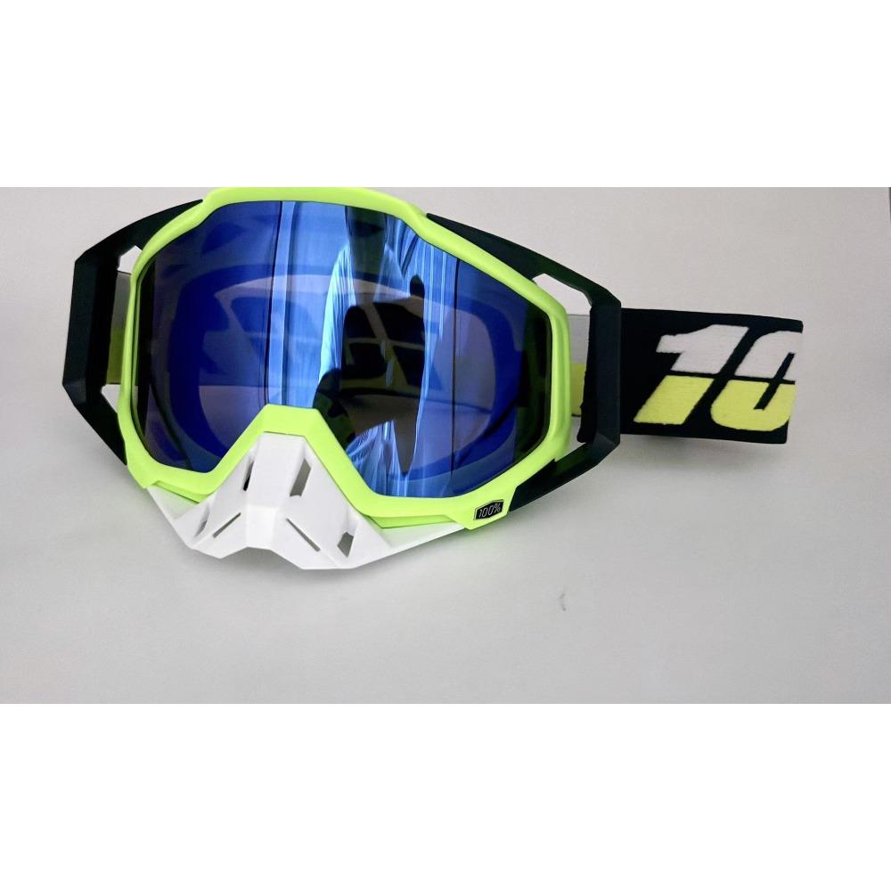 Motocyklové brýle, brýle, lyžařské brýle 100% 1nn% větruodolné brýle pro jízdu v terénu, brýle pro jízdu venku, sjezdové brýle