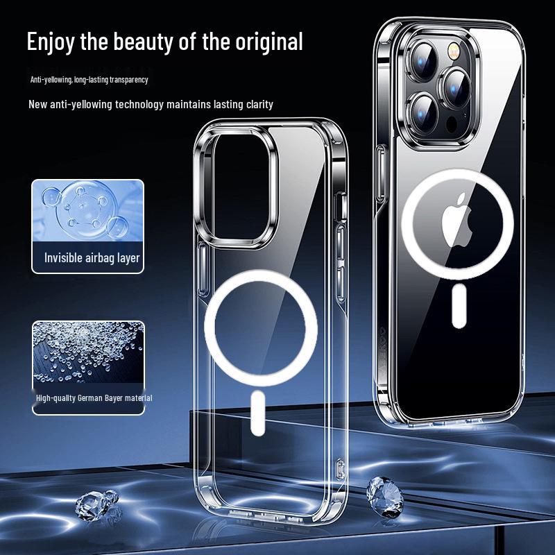 Magnetic Clear Protective Case for iPhone 11 XR & Apple 12 Pro Max