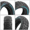 10X3.0 255x80 Solid Rubber Tire for ZERO10X/Kugoo Electric Scooter - Honeycomb Puncture-Proof Design