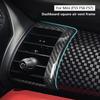 2pcs Carbon Fiber Dashboard Center Air Vent Cover For BMW Mini Cooper F55 F56