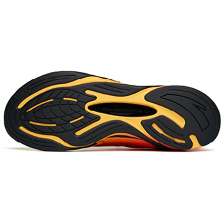 New Anta Running Collection Cushioned Slip-Resistant Abrasion-Resistant Low-Top Running Shoes Men's Yellow Black Red 112145596-1