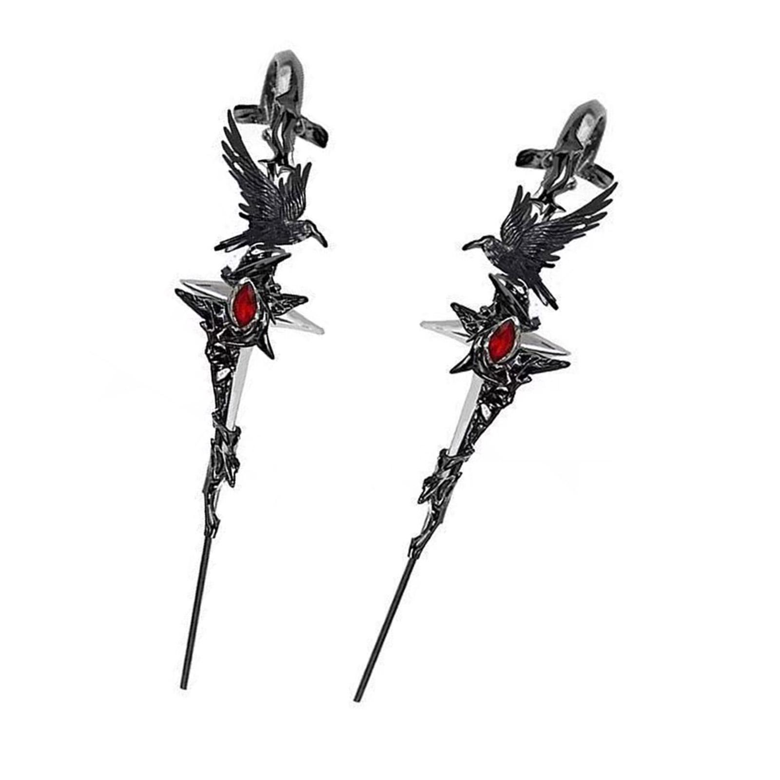 

Многоцелевой заушный крючок Dark Ravens с прочными сплавными материалами, портативный для музыкальных фестивалей и вечеринок left&right