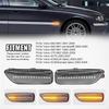 GZYF Front Fender Side Marker Lights for Volvo S60 S80 MK1 V70 MK2 XC70 XC90 Clear Lens, Amber Light