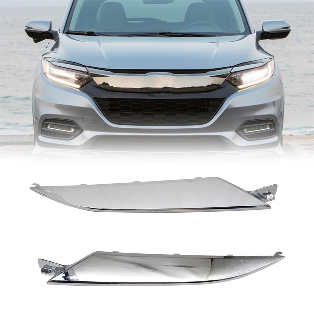 Хромированная решетка капота и отделка фар для Honda Hrv Hr-V 2019-2021