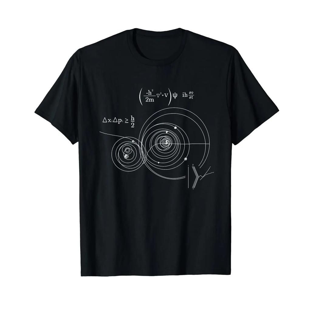 Higgs Boson Deeltjesfysica Kwantummechanica Leraar T-shirt Vintage Zacht Rekbaar Streetwear Comfortabel