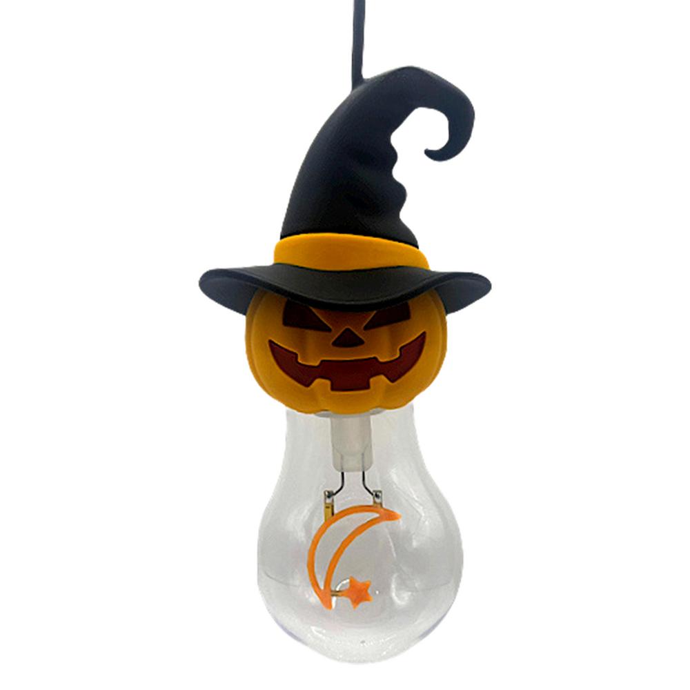 Halloween Jack-O-Lantern Horror Pumpkin Lantern Decoration USB Rechargeable Decorative Light for Home Holiday Party Decoration
