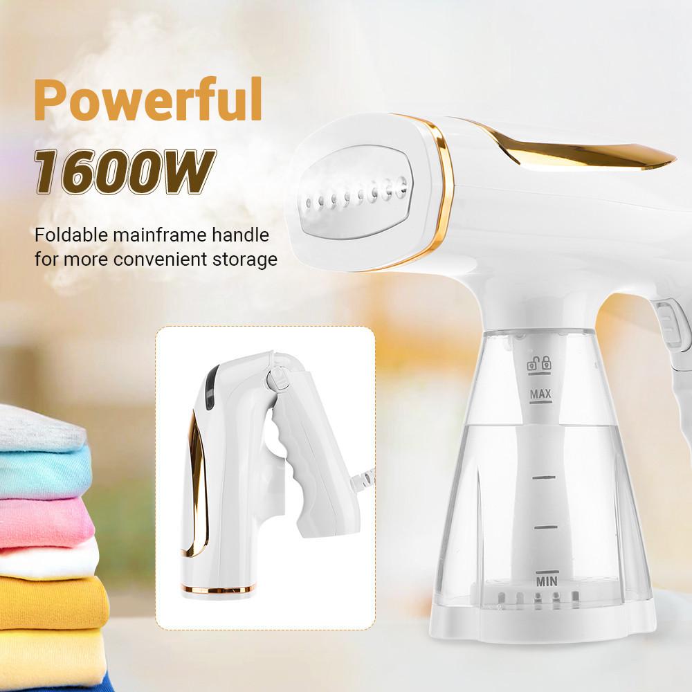 1600W 2 In 1 Travel Portable Garment Ironing Machine Hanging Ironing And Flat Ironing Steamer Handheld Foldable Steam Iron