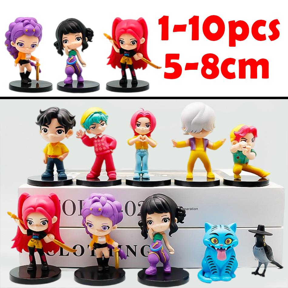 NEW 10pcs/set Witch Huntress Squad Figure Model Toy Cartoon Gaming Peripherals Desk Decoration Collection Figures Model Toy Gift