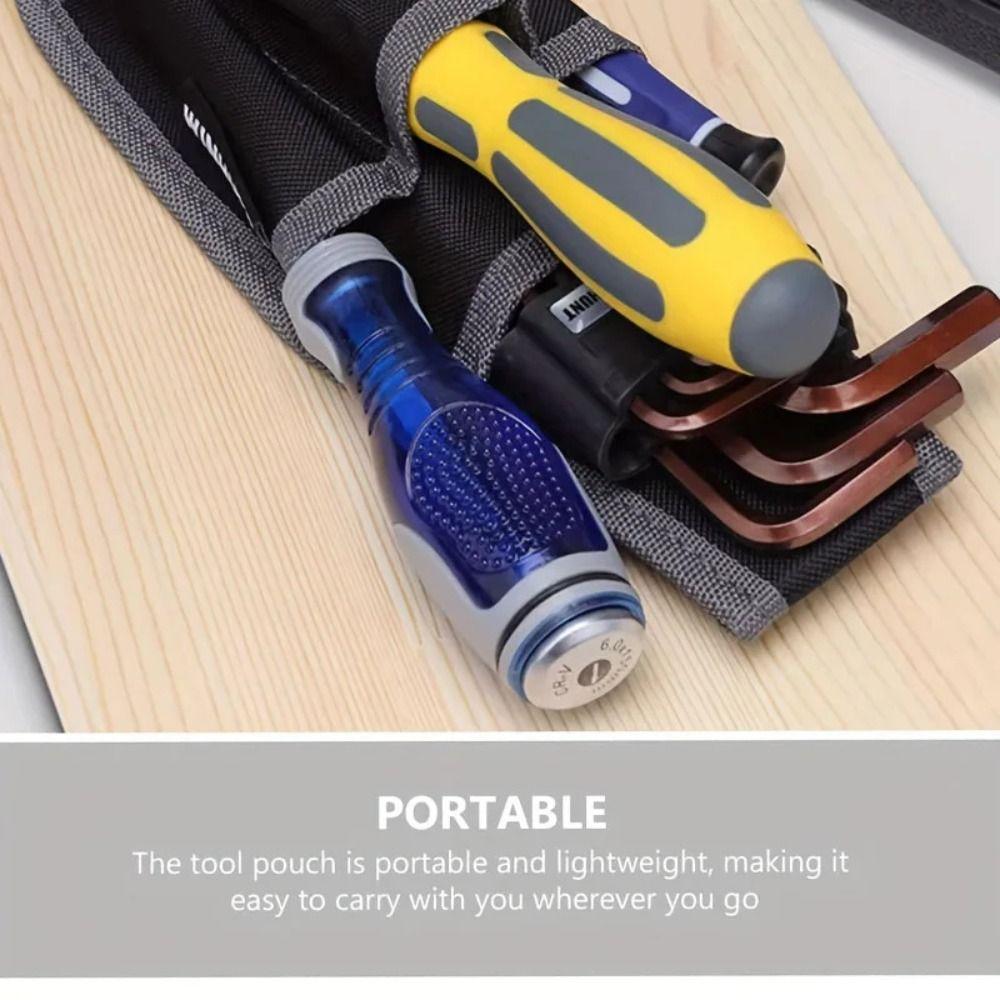 Multilayer Storage Tool Waist Bag Wear-resistant Electrician Tool  Bag Tool  Belt  Woodworking