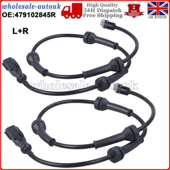 2X ABS Wheel Speed Sensor Front Left OR Front Right For Primastar Vivaro Trafic