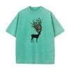 Crew Neck Daily Casual Crewneck Washed Tshirts Thanksgiving Day Casual Tops  Tees Special Pure Cotton Washed Tshirts Man