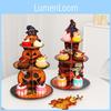 Spooky Halloween Themed Three Layer Cake Holder Perfect For Party Arrangements