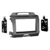 Fits Kia Sportage 2011-2016 Double DIN Stereo Harness Radio Kit - Grey Dash