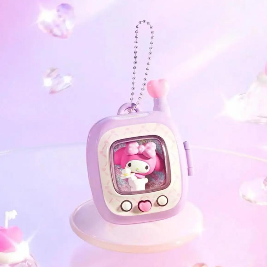 San  Rio Characters Pocket Elf Series Pendant Kuromi Cartoon Anime Figure Mystery Box Cute Girls Birthday Gift