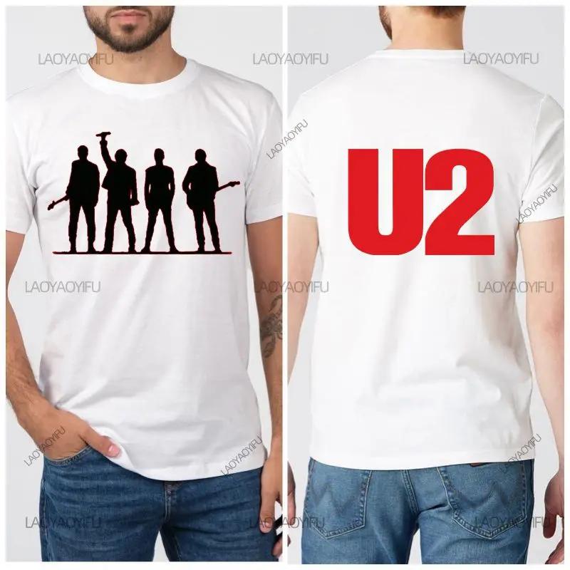 U2 Vintage Rock Band Graphic Tee Unisex Hip Hop Streetwear Fan Gift Alternative Music T-Shirt M