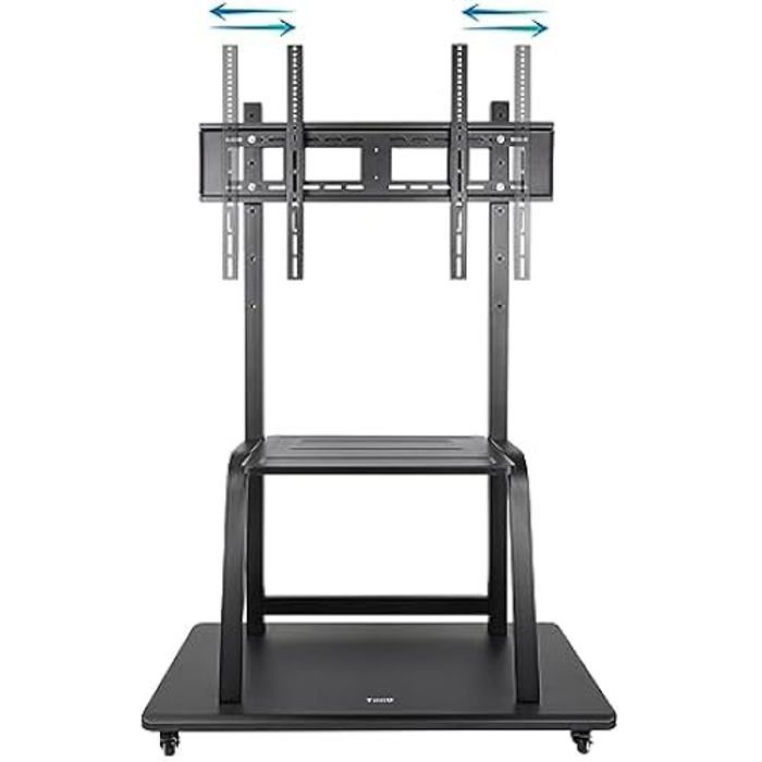 TOOQ FS20101M-B - Support au Sol COLOSO avec roulettes pour écrans de 37" à 100"