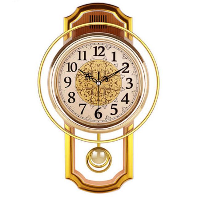 Wall Clock Modern Design Pendulum Vintage Clocks Large Home Decor Living Room Silent Luxury Gold Clocks Shabby Chic Reloj Watchs