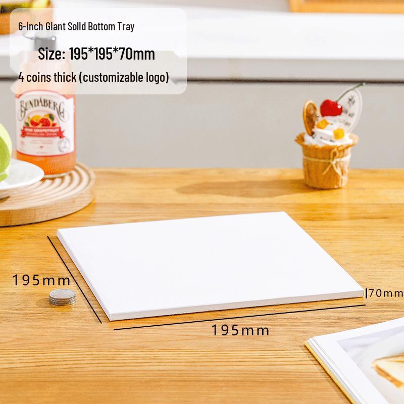 Square Eclair Dessert Display Pad