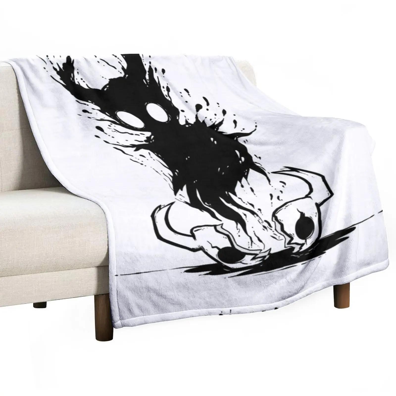 Hollow Void [Hollow Knight] Throw Blanket Soft Plaid Shaggy Blanket Flannel Blanket 75X95CM
