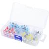 Set of 100 Heat Shrink Tubing with Tin In an Organizer