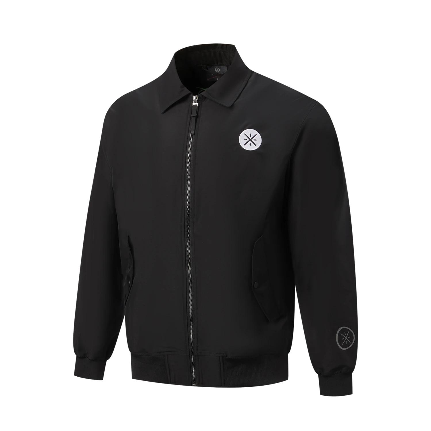 Li-Ning Wade Series Back Zipper Polo Versatile Casual Jacket Men jackets AFDW007-1 L