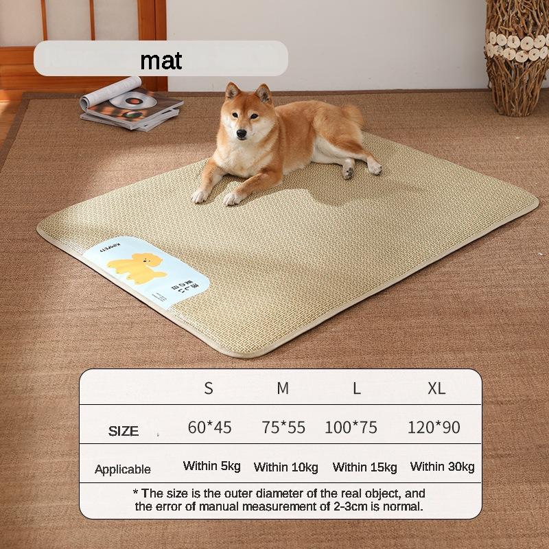 

Охлаждающая подставка для домашних животных для собак и кошек, летний спальный коврик для собак и кошек, охлаждающая подставка, которую можно стирать, охлаждающие кровати для домашних животных S 60X45CM