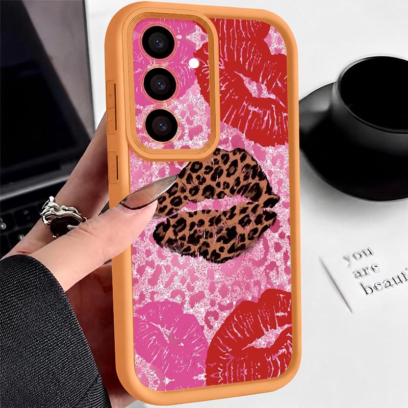 Bowknots Leopard Case For Samsung Galaxy A57 A37 A27 A17 5G A56 A36 A26 A16 A55 A54 S21 FE S22 S23 S24 Plus S25 S26 Ultra Shockproof Bumper Cover
