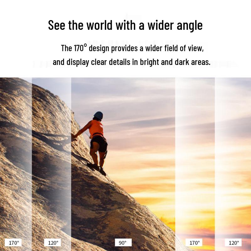 4K Sports Action Camera with Anti-Shake, Touchscreen, Wireless Connectivity, for Cycling & Fishing
