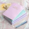 Colore abbagliante 2024 Calendario A5 Pianificatore annuale Agenda inglese Notebook Laser Starlight a colori