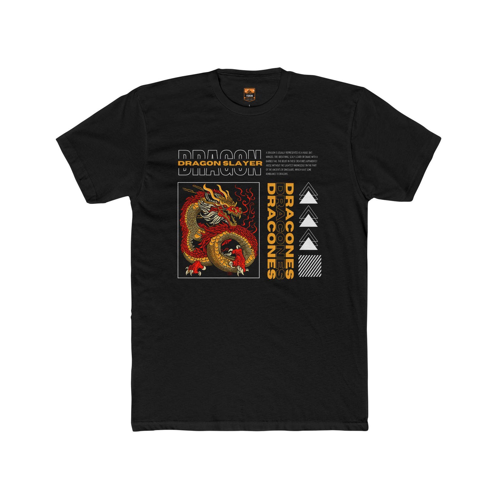 Dragon Slayer - Men s Cotton Crew Tee 2XL