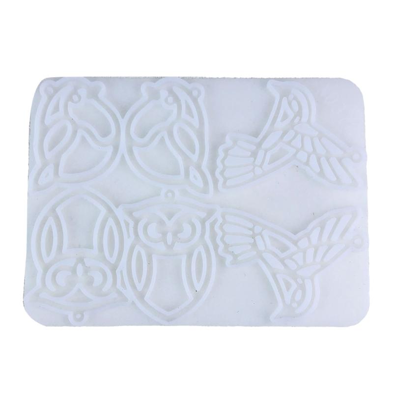 Birds Themed Earring Mould for Unique Jewelry Crafting Silicone Materials for Easy Demolding and Clear Details