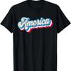 Retro 4th of July America Patriotic Fourth of July Family T-Shirt