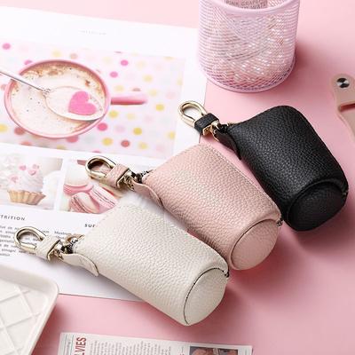 Mini Bolso Llavero Multifuncional para Hombre Mujer Llavero Moda Simple Hogar Cremallera Estuche para Llaves de Coche Gran Capacidad Organizador de Almacenamiento de Viaje