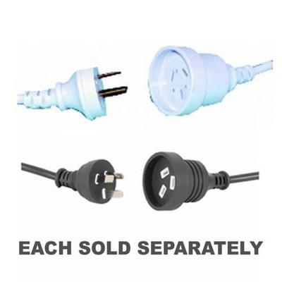 Jaycar Mains Extension Cable with Flange 240V 10A (5m)