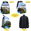Minecraft Schoolbag Children'S Backpack Cartoon Animation Backpack Pencil Case