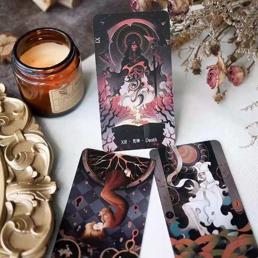 Night Sky Tarot Card Deck With Engaging Logic Puzzle For Game Night Entertainment