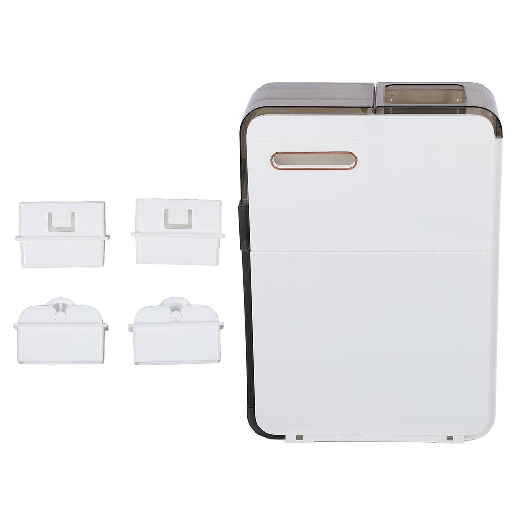 Narrow Slim Cabinet with Rolling Wheels Storage Floor Cabinet Side Organizer for Home Bathroom