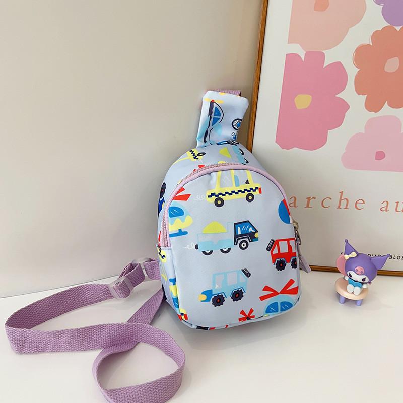Fanny Car Printed Pack Cartoon Backpack Single Shoulder Crossbody Bag Gift Kids