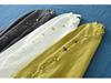 Chemise rétro pour femme printemps/été 2025 en coton lin avec col montant et design color block
