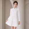 Olivier S cloSet Women S baSic Kang Kang Shirt Collar Mini dreSS O2608op047c