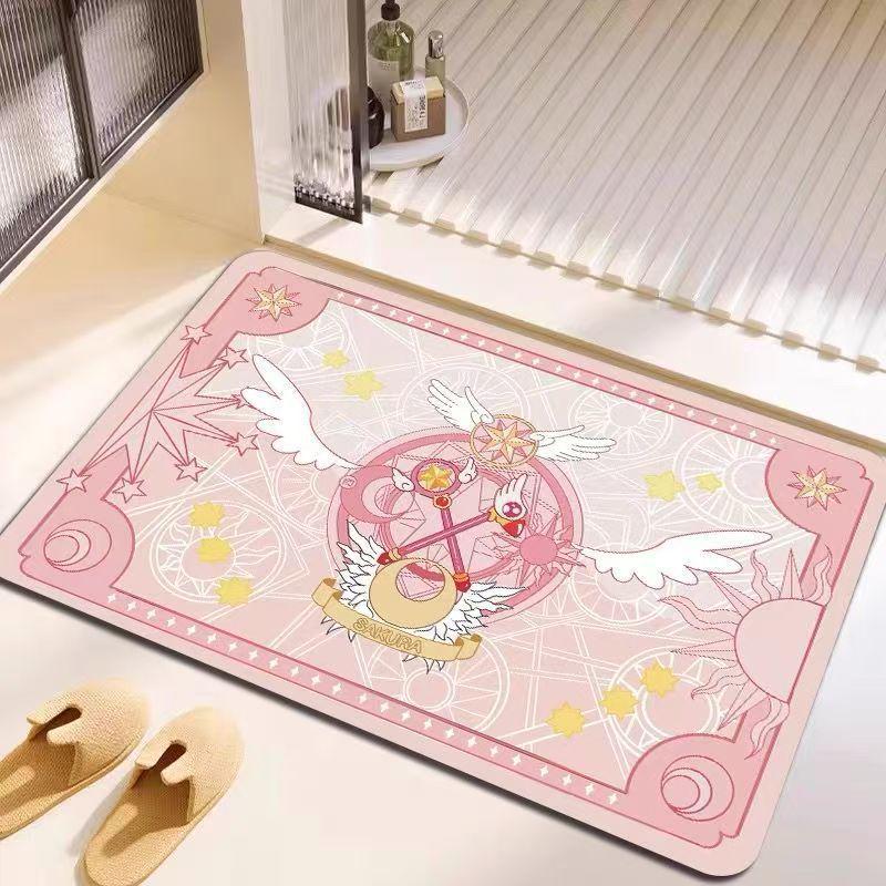Cardcaptor Sakura Diatom Mud Quick-Drying Non-Slip Bathroom Floor Mat
