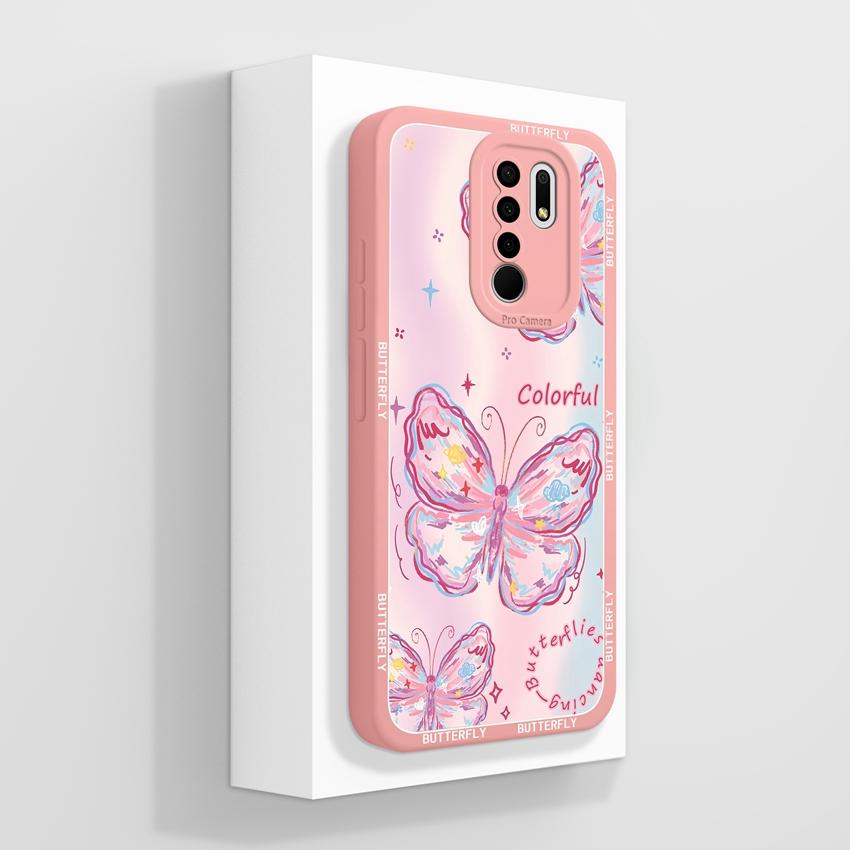 For Xiaomi Poco M2 M3 M4 M6 M7 Pro M5 M5S Mysterious Whale Phone Cases Camera Protection Liquid Silicone Anti Fall Protection Covers For Xiaomi Casing