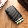 RFID Carbon Fiber Multi-Card Wallet - Anti-Demagnetization, Multi-Functional Credit Card Holder