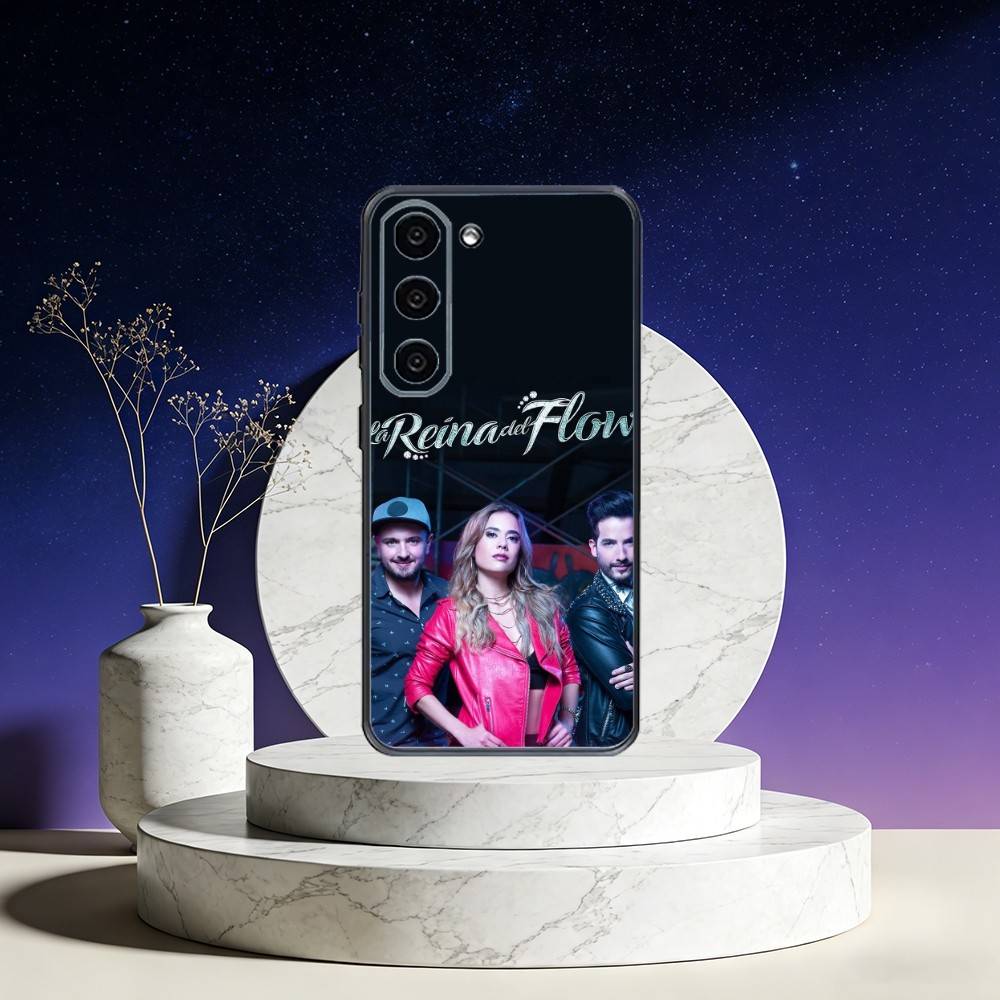 Queen of Flow La Reina Del Flow Phone Case For Samsung Galaxy A73,A72,A71,A70,A53,A52,A51,Others Soft Black Cover