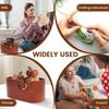 Oval Wooden Yarn Bowl Smooth Surface Yarn Holder Knitting Wool Holder  Craft Room