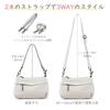 Genuine Leather Shoulder Bag for Crossbody With Zipper Large Commuting [MFFOR] Women, 2-way, Bag, Handbag, Crossbody, Shoulder, Handbag, Pocket,