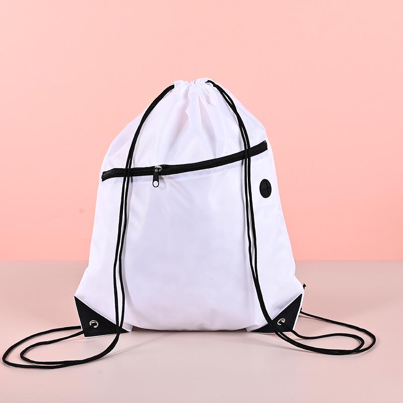 Maßgeschneiderter wasserdichter Oxford-Rucksack mit Kordelzug: Sport/Fitness Studenten Tasche mit Reißverschluss